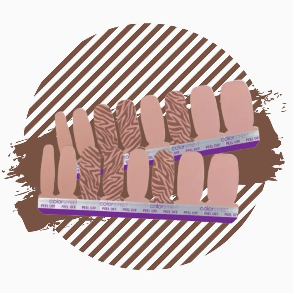 Color Street Nail Polish Strips: All Wild Up - Picture 2 of 7